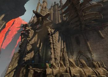 Quake Champions Molten Falls Arena