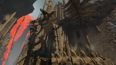 Quake Champions Molten Falls Arena