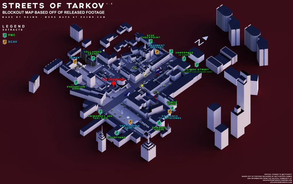 Car dealership streets of tarkov