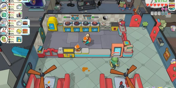 Godlike Burger Game, Screenshot