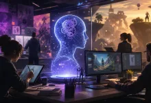 AI-generated editorial image for Epic says AI should speed up work, not shrink the team