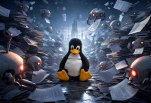 AI-generated editorial image for Torvalds says Linux is getting buried under repeat AI bug reports