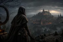 AI-generated editorial image for A Würzburg rumor has Assassin's Creed Hexe fans talking