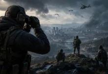 AI-generated editorial image for Call of Duty: DMZ wants every raid to have a hunter and a target