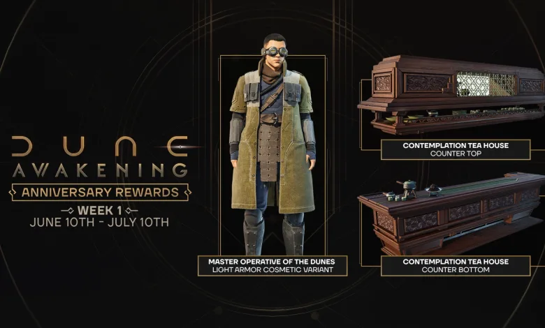 Dune: Awakening's anniversary stream mixed free rewards with a look ahead