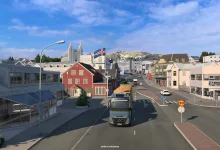 Euro Truck Simulator 2 is heading north for a stop in Akureyri