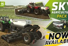 Farming Simulator 25 gets 12 new SKY Agriculture implements today