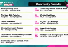 Forza Horizon 6's latest community calendar packs in races, roleplay, and photo contests