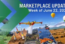 Microsoft Flight Simulator's June 22 Marketplace update adds a new A380 and a long airport list