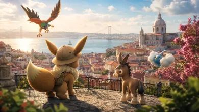 AI-generated editorial image for Pokémon GO is taking City Safari to Lisbon in 2026