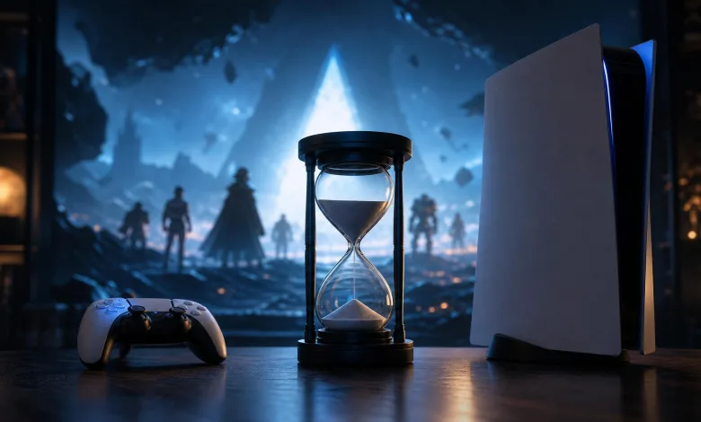 AI-generated editorial image for That new PlayStation timer has PS5 fans watching June 2 closely