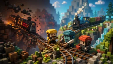 AI-generated editorial image for Unrailed 2's experimental build is back with crash fixes and smarter bots