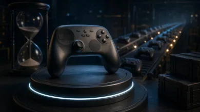 AI-generated editorial image for Valve gives Steam Controller shoppers a better idea of the wait