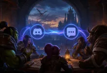 AI-generated editorial image for World of Warcraft guild chat is getting a Discord link in the next patch