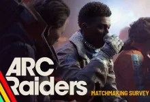 ARC Raiders matchmaking survey artwork showing three characters with the ARC Raiders logo