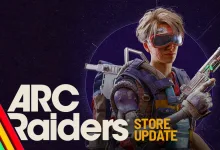 ARC Raiders character holding a weapon beside the ARC Raiders Store Update title