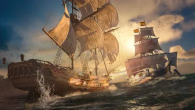 Assassin's Creed Black Flag Resynced naval combat screenshot