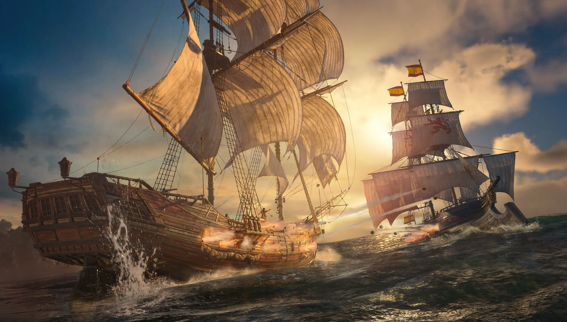 Assassin's Creed Black Flag Resynced naval combat screenshot