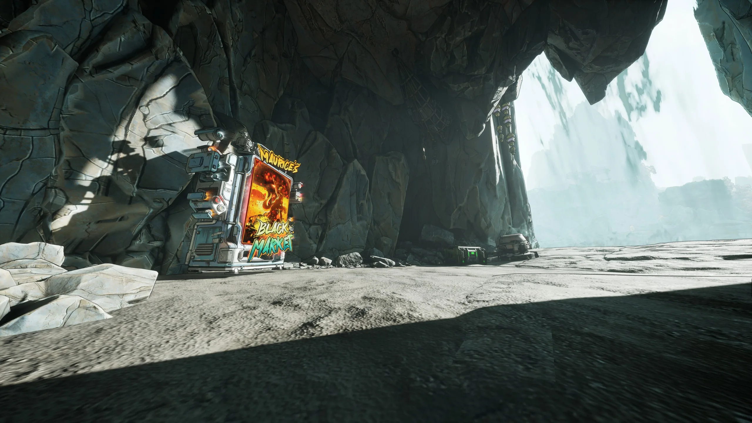 Maurice's Black Market vending machine location hint in Borderlands 4