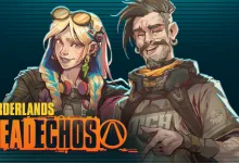 Borderlands: Dead ECHOs artwork showing two illustrated characters beneath the series logo