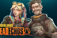 Illustration of two Borderlands: Dead ECHOs characters beside the podcast title