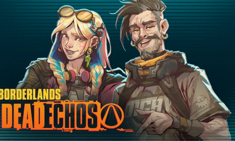 Illustration of two Borderlands: Dead ECHOs characters beside the podcast title