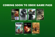 Xbox Game Pass lineup graphic showing cover art for upcoming games including Halo: Campaign Evolved and Beast of Reincarnation