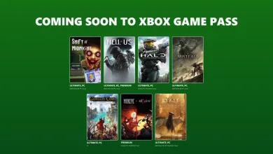 Xbox Game Pass lineup graphic showing cover art for upcoming games including Halo: Campaign Evolved and Beast of Reincarnation