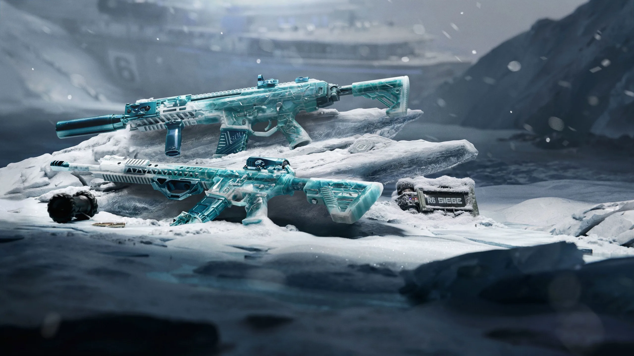 Rainbow Six Siege Black Ice weapon skins in Delta Force