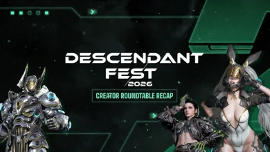 Descendant Fest 2026 Creator Roundtable Recap artwork showing three characters from The First Descendant