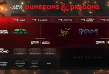 Dungeons & Dragons roadmap graphic showing Star Wars among upcoming Rebellion content planned for 2027