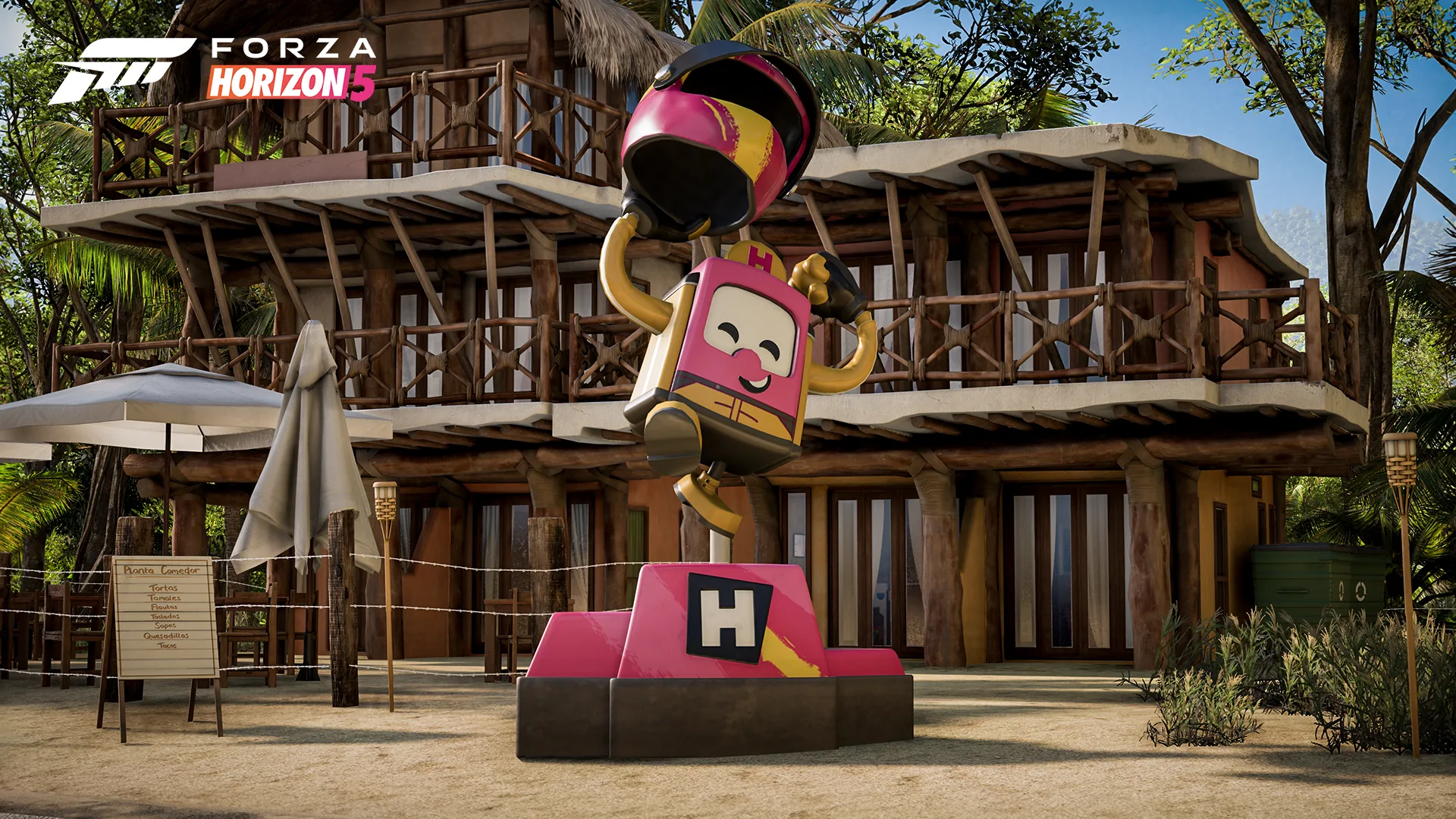 Forza Horizon 5 Podium Tank collectible at the Horizon Apex Outpost