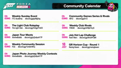 Forza Horizon 6's July 3 Calendar Has Community Racing Covered