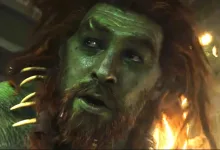 Jason Momoa as the green-haired Blanka in the live-action Street Fighter movie