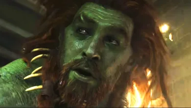 Jason Momoa as the green-haired Blanka in the live-action Street Fighter movie