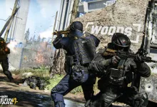 Operators fighting through the Woods Slab in Kill Block