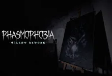 Dark Phasmophobia Willow Rework artwork showing a painting on an easel