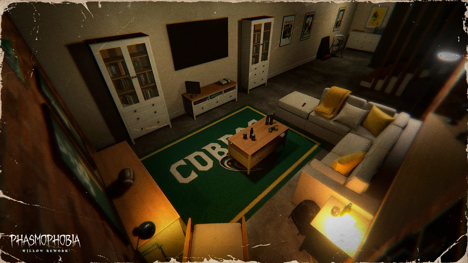Living room in the reworked 13 Willow Street map