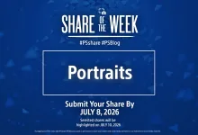 PlayStation's weekly photo gallery mixed fireworks with a portrait prompt