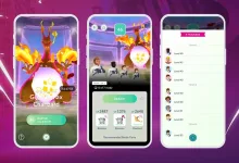 Pokémon GO Gigantamax lobby showing Trainers preparing for battle