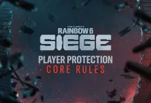 Rainbow Six Siege Player Protection Core Rules title graphic