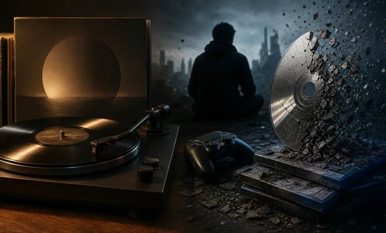 Sony Promotes a Vinyl Turntable as PlayStation Fans Fume Over 2028 Disc Plans