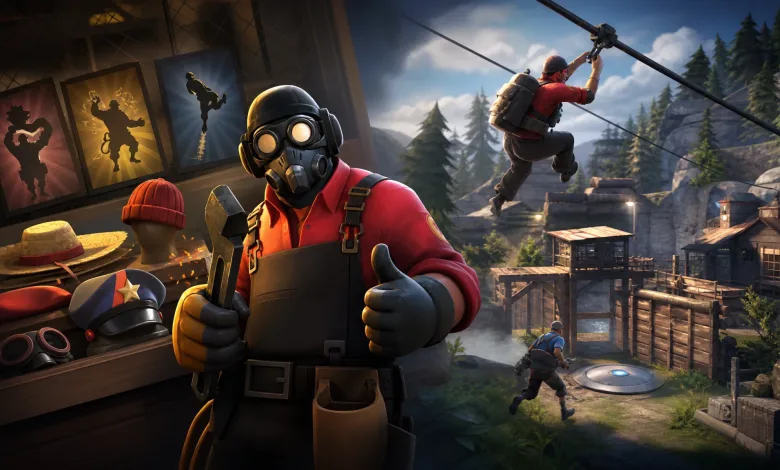 Team Fortress 2 Cleans Up Cosmetics, Zipline Movement, and Two Maps