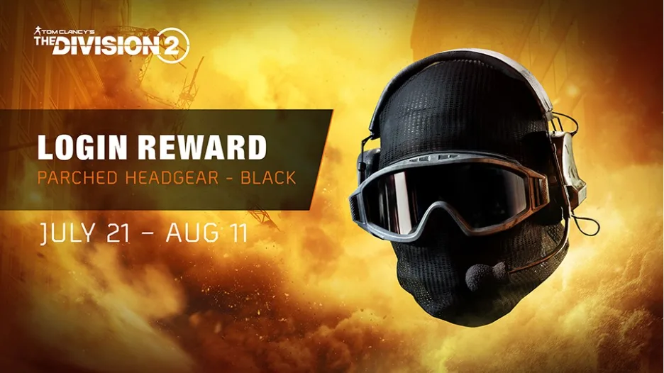 The Division 2 Dust Storm Event login reward