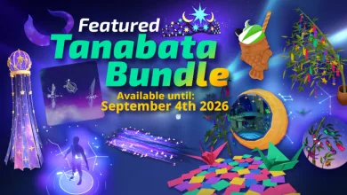 VRChat's shop update gives VRC+ users credits and a Tanabata bundle
