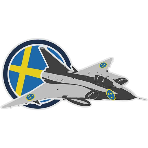 Swedish Air Force Day decal art