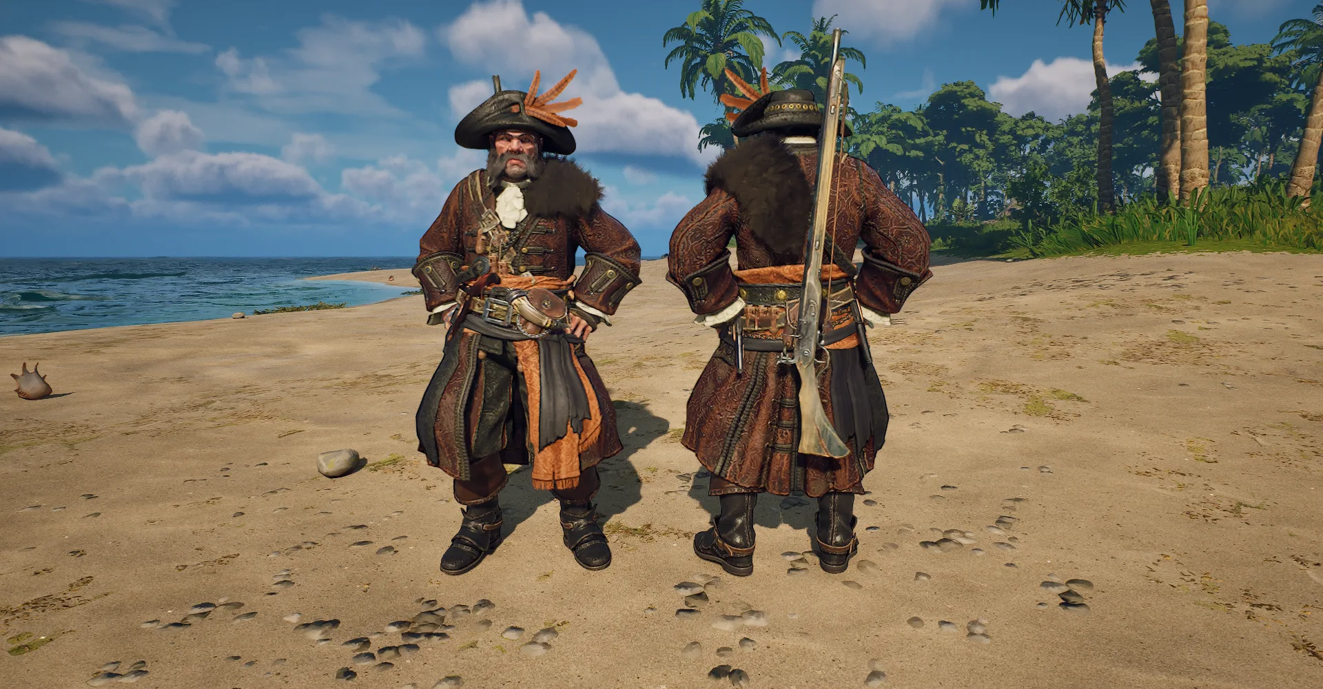 Windrose pirate armor concept art from the Ashlands devblog
