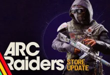 ARC Raiders character holding a rifle beside Store Update artwork