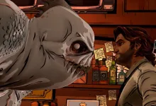 Bigby Wolf faces Grendel in The Wolf Among Us Remastered
