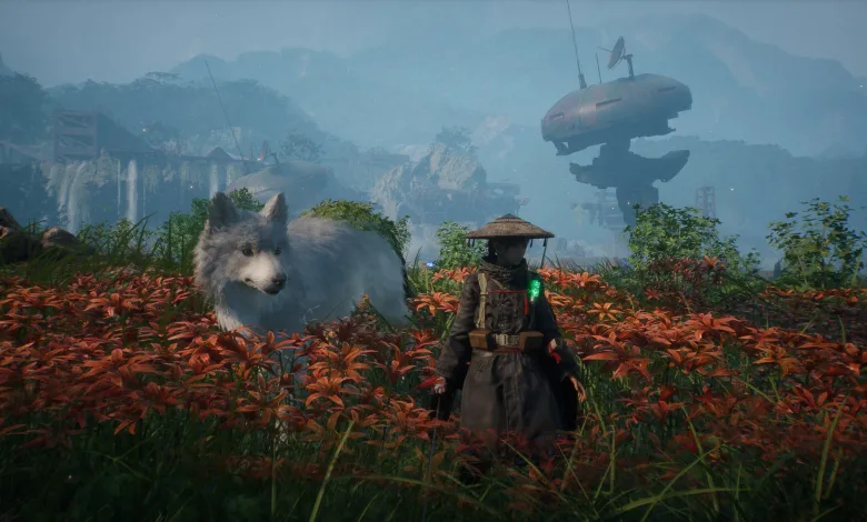 Emma stands beside Koo in a field during Beast of Reincarnation